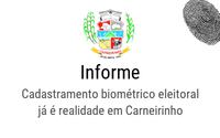 Cadastramento biométrico eleitoral já é realidade em Carneirinho.