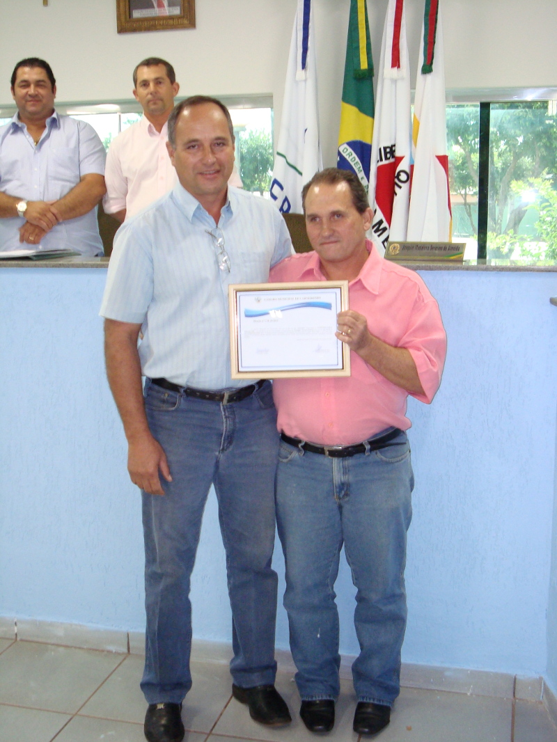 Construtora Projecar recebe moção de aplauso.