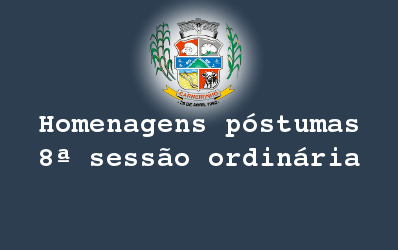 Homenagem póstuma realizada na 8ª reunião ordinária de 2015.