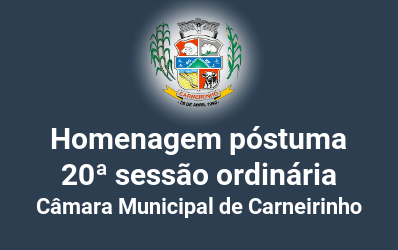 Homenagens póstumas realizadas na 20ª reunião ordinária de 2015