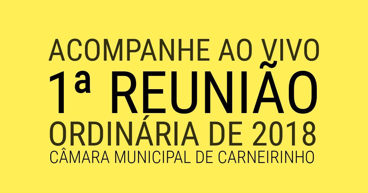 Resumo da 02ª reunião ordinária de 2018