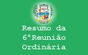 Resumo da 6ª reunião ordinária de 2015.