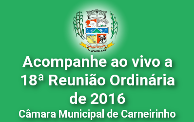 Resumo da 18ª reunião ordinária de 2016