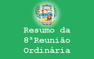 Resumo da 8ª reunião ordinária de 2015