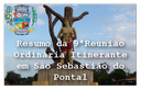 Resumo da 9ª reunião ordinária itinerante de 2015